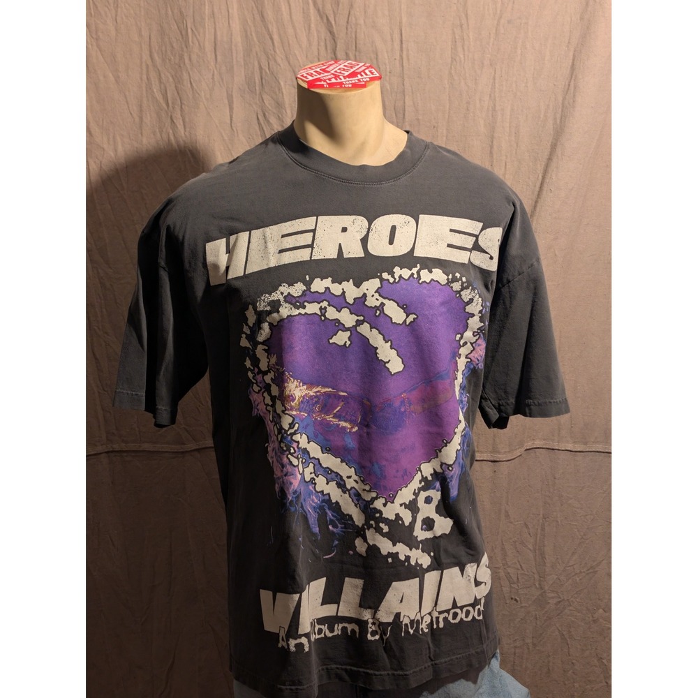 Metro Boomin T-Shirt Mens XL Black Excellent Heroes & Villains Rap Tee Merch